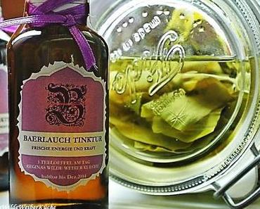 Frische Energie und Kraft auf Vorrat im Glas - heilsame Bärlauchtinktur!