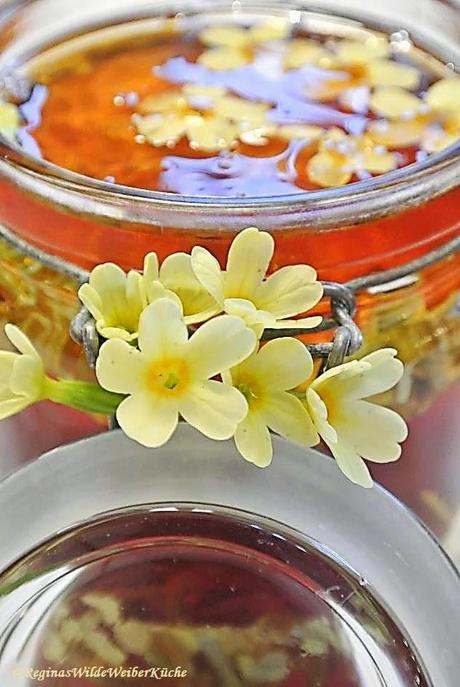 Heilsames von der Frühlingswiese ins Glas - Schlüsselblumen Honig und Schlüsselblumen Tinktur