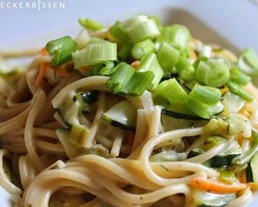 Schnelle Gemüse-Spaghetti