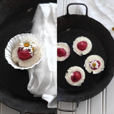 Kleine Muffin Erdbeer Törtchen
