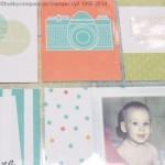 Erste Scrapbookseiten mit Project Life Produkten