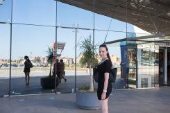 Sommerlook – Minikleid in Malaga – Kongresszentrum
