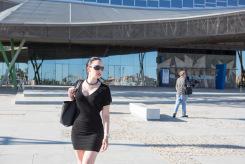 Sommerlook – Minikleid in Malaga – Kongresszentrum