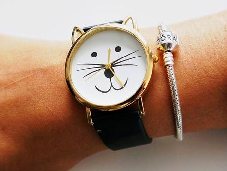 Chinakauf: Armbanduhr (Katze)