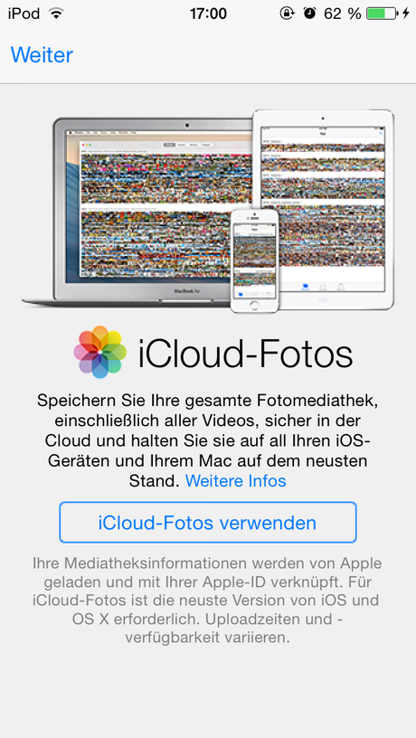 iOS 8 Beta 2 Fotos