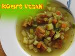 vegane Gemüsesuppe mit Eistich