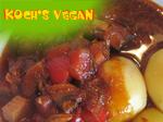 veganes Tofugulasch