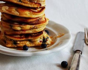 Delicious Easter Brunch Recipe: Blueberry Buttermilk Pancakes