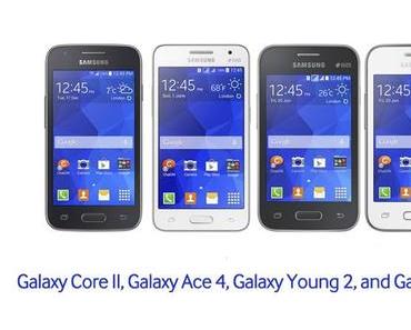 Samsung erweitert das Angebot mit 4 neuen Modellen!