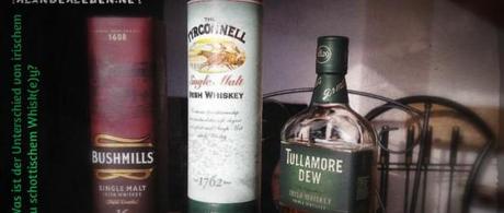 Was ist der Unterschied von irischem zu schottischem Whiskey?