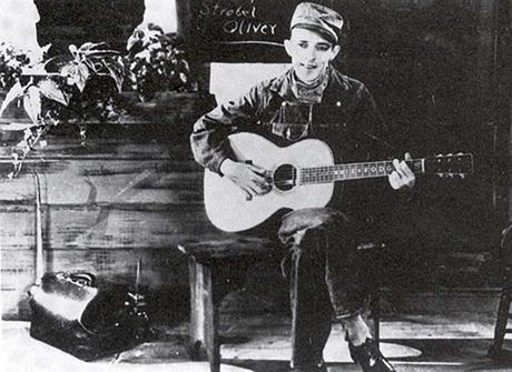 Kuriose Feiertage - 4. Juli -Tag der Country-Musik - National Country Music Day - Foto Jimmie Rodgers eigener Scan