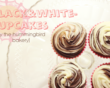 Black&amp;White-Cupcakes oder auch: Marbled Cupcakes