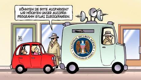 NSA will Überwachung herunterfahren und im Himmel ist Jahrmarkt...