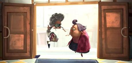 Animationsfilm Escarface: Zwei Omas beim Banküberfall