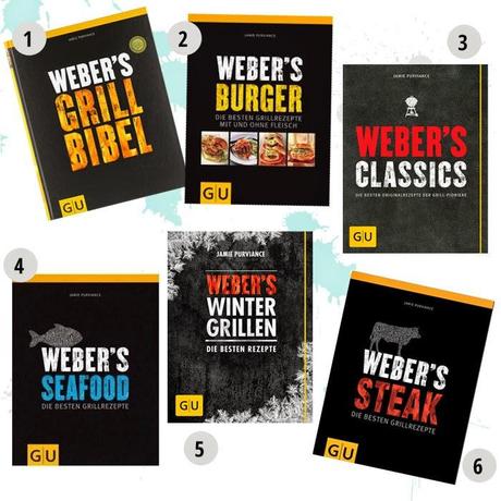 Buchempfehlungen vom amerikanischen Grillexperten Jamie Purviance: Weber's Grillbibel Weber's Burger Weber's Classics Weber's Seafood Weber's Wintergrillen Weber's Steak