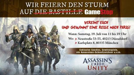 Assassin's Creed: Unity - Stürmt Gamestop in Düsseldorf und München