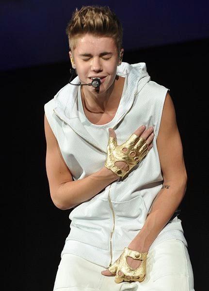 Justin Bieber während seiner Believe Tour 2012