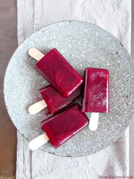 Himbeer-Rote Beete Paletas, die perfekte Sommer Erfrischung