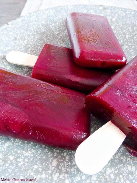 Himbeer-Rote Beete Paletas, die perfekte Sommer Erfrischung