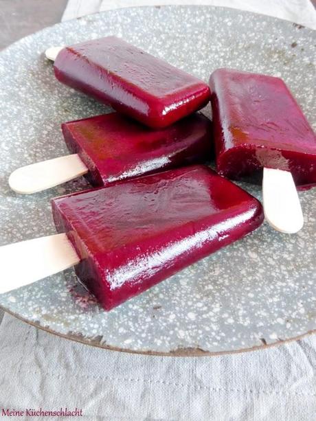 Himbeer-Rote Beete Paletas, die perfekte Sommer Erfrischung