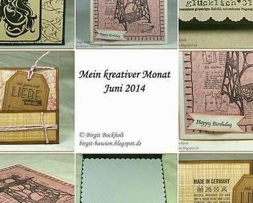 Mein kreativer Monat - Juni 2014