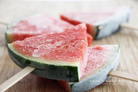 Frozen Watermelon Popsicles