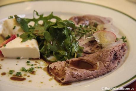 Rindfleisch in der Gaststätte zum Goldenen Hirschen