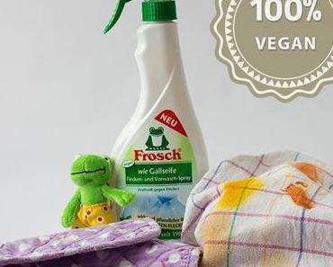 #SponsoredPost – FROSCH wie Gallseife für eine rein pflanzliche Flecken-Entfernung – denn vegan ist nicht nur eine Ernährungsform