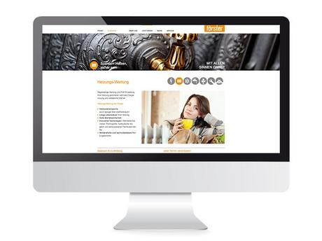 Die ZZYZX Werbeagentur Graz, Steiermark, hat für Förster ein neues Leitsystem durch Piktogramme gestaltet und zugleich eine neue Website umgesetzt.