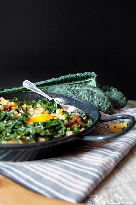 {Healthy} Kale-Kartoffel-Frittata