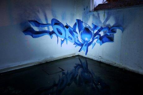 Graffitis in 3D Optik von Odeith