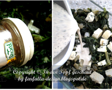 In den Topf geschaut * Putenbrust mit Spinat-Gorgonzola-Sauce... Turska dojke sa špinatom i gorgonzole