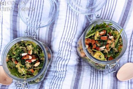 Quinoa Salat mit Aprikose und Rucola - Picknick Themenwoche