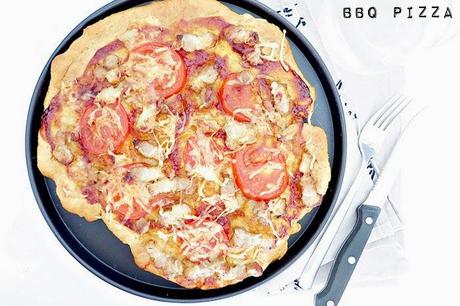 BBQ Pizza [ohne Hefe]