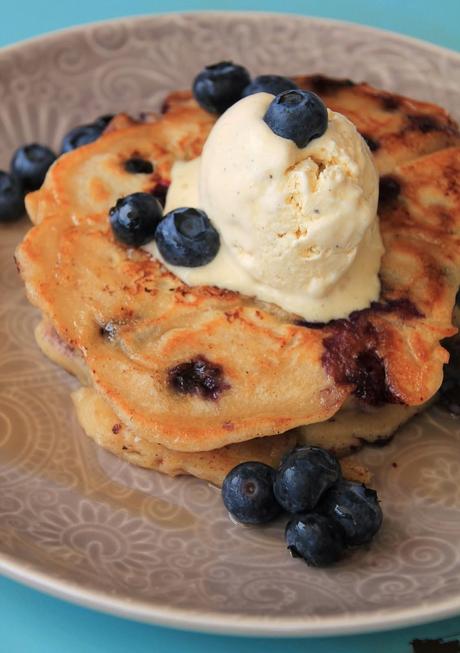 Blaubeer-Pancakes