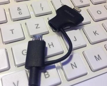 Ozaki Combo Cable: Lightning und Micro USB Kabel in einem