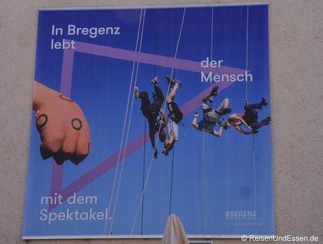 Plakat in Bregenz