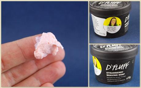 D'Fluff mit Erdbeer-Marshmallow-Duft - die neue Rasierseife von Lush
