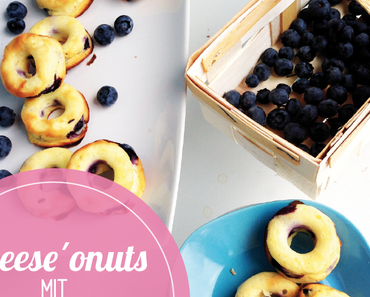 Cheese´onuts mit Blaubeeren