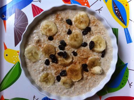 Baked Oatmeal - Gebackenes Porridge mit Bananen