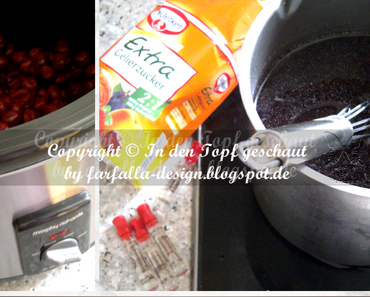 In den Topf geschaut * Amarena - Kirschen a la SlowCooker... Amarena - Trešnje