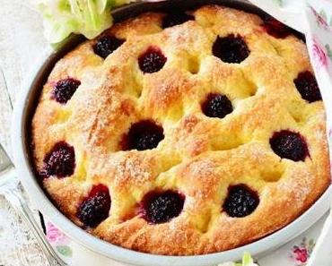 Flauschiger Brombeer Zuckerkuchen und ein tolles Bellissimo Dankeschön