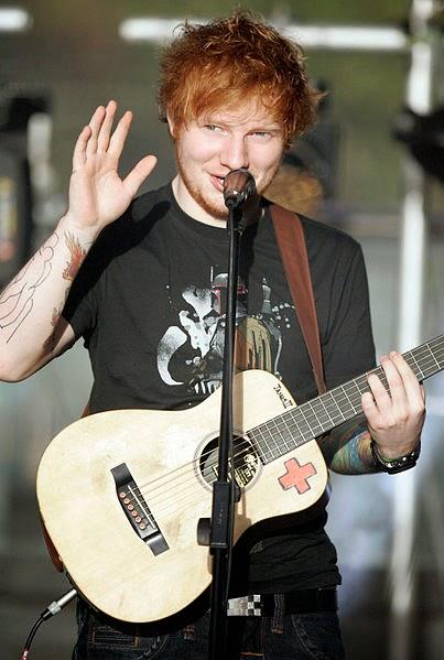 Ed Sheeran auf einem Konzert 2013