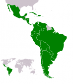 Karte von Lateinamerika (©Philip Stevens, Wikimedia Commons, 2011)