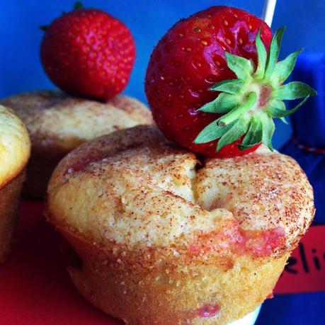Erdbeer-Zimt-Muffins