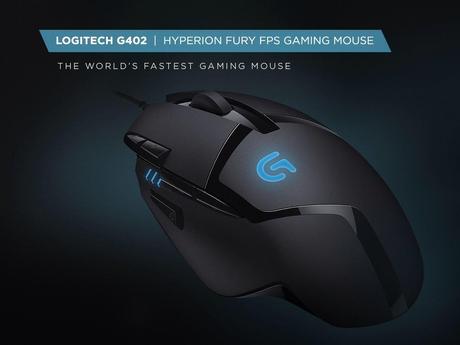 Logitech G402 Hyperion Fury  Ultra-Fast FPS Gaming Mouse