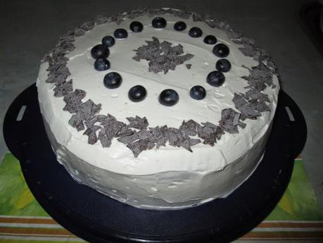 KW32/2014 - Die Leckereien der Woche - Blueberry-Vanilla-Torte