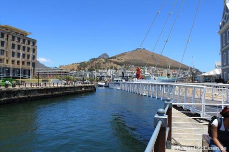 Schwenkbrücke in der V&A Waterfront in Kapstadt