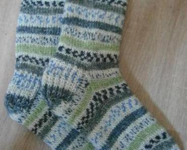 warme Wintersocken für 2 blonde  Semmeln