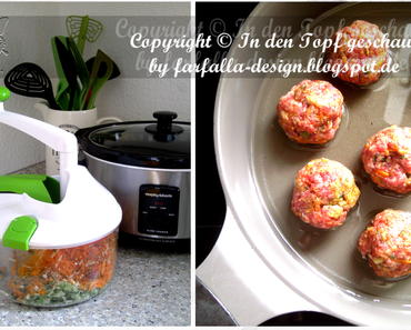 In den Topf geschaut * Fleischbällchen in Tomatensauce... Ćufte u paradajz sosu